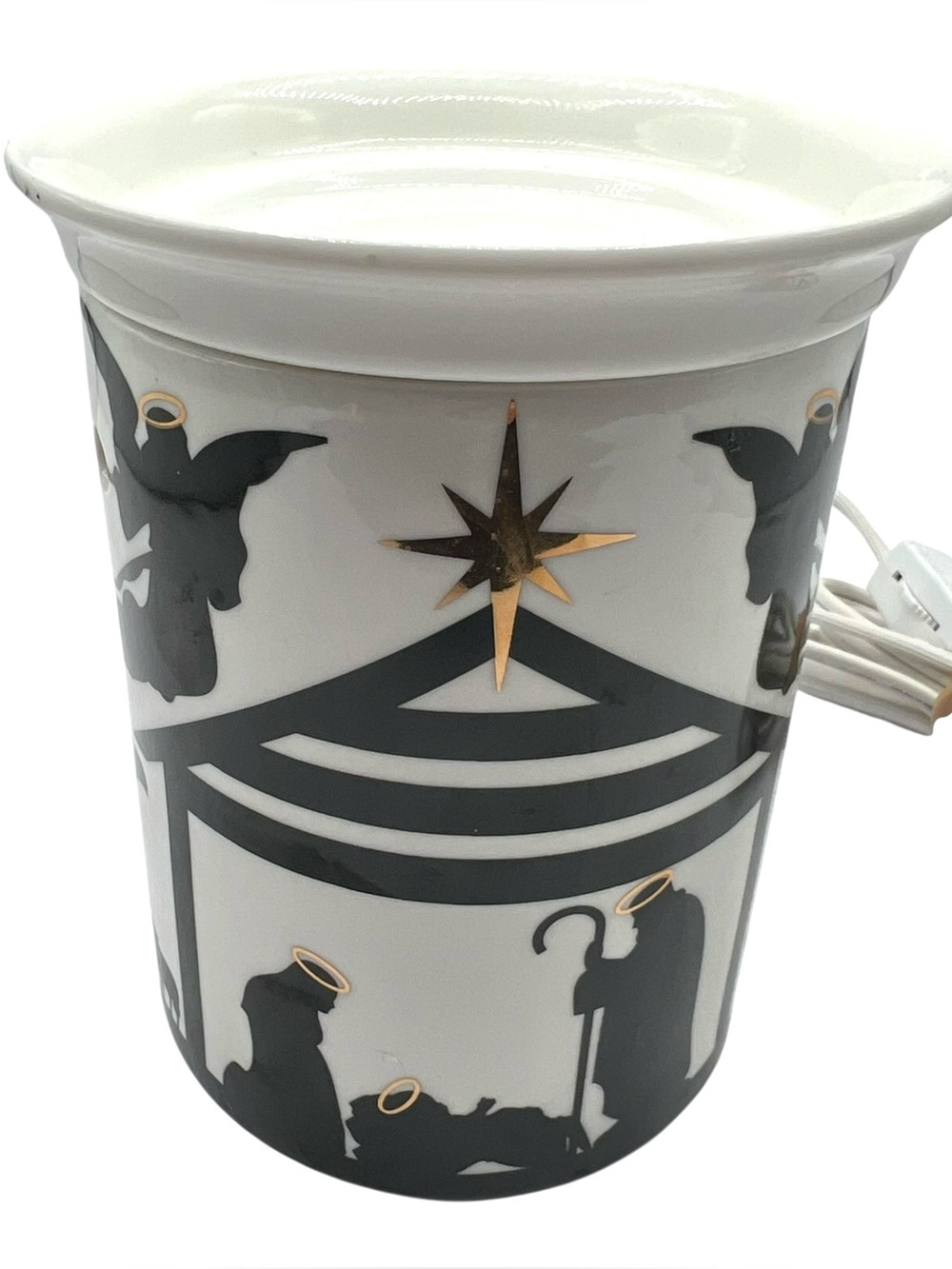 Rimports Nativity Ceramic Electric Candle Warmer Christmas Holy Family